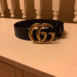 Authentic GG Leather Belt